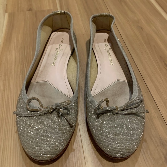 Michele Lopriore Milano Mia Ballet Flat in Galaxy Beige Size 39 - Picture 2 of 7